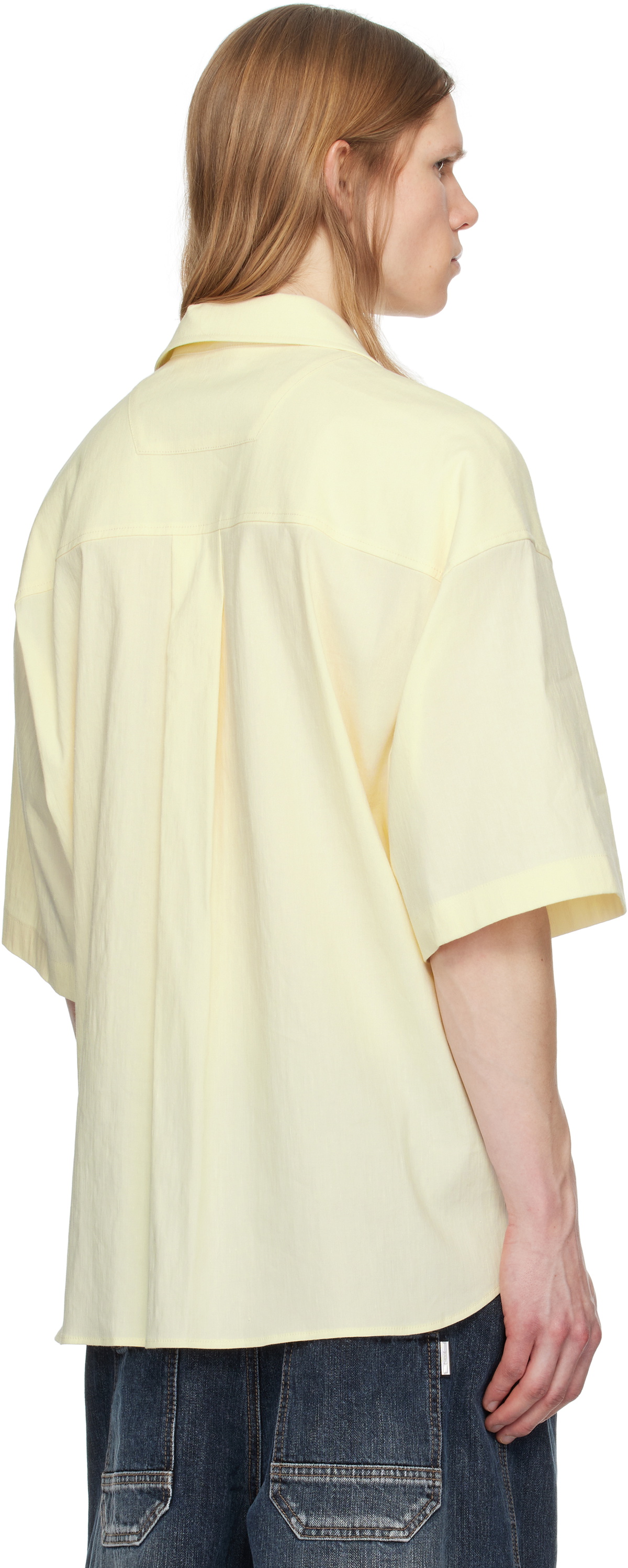 Juun.J Off-White Linen Shirt