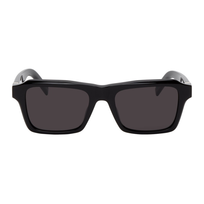 Photo: Kenzo Black K Logo Rectangular Sunglasses