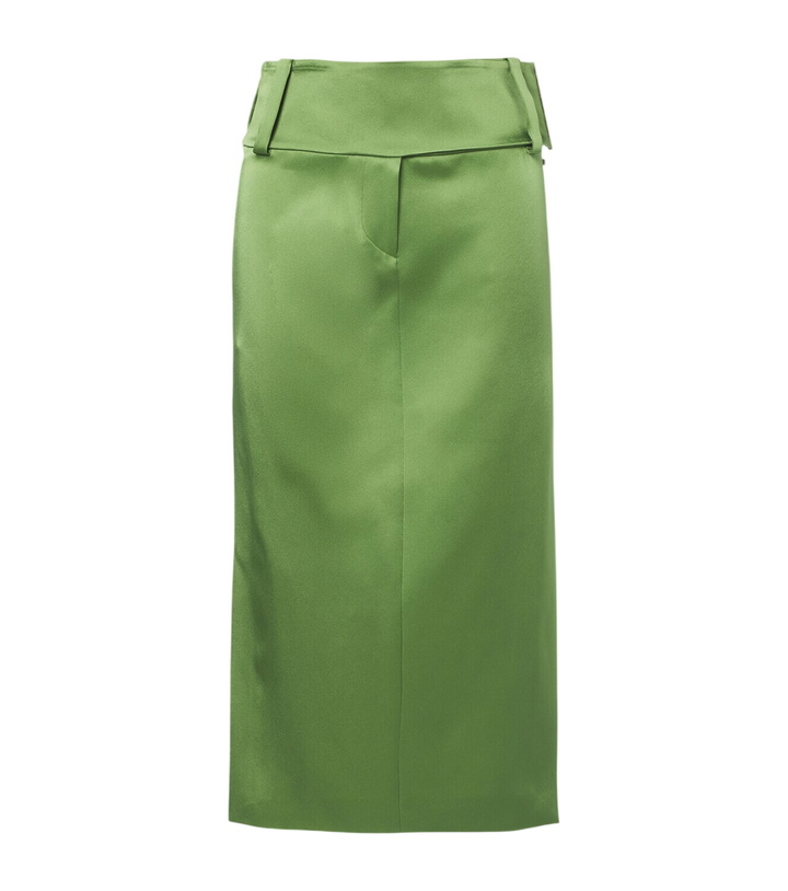 Photo: Sportmax Satin midi skirt