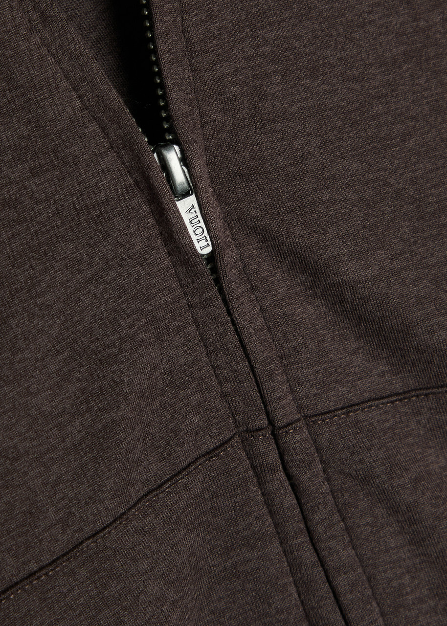 Vuori Halo Mini Hooded Stretch-jersey Sweatshirt Mauve