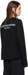 Wooyoungmi Black Patch Long Sleeve T-Shirt