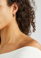 Alexander Mcqueen Skull-embellished Hoop Earrings - Silver - One Size