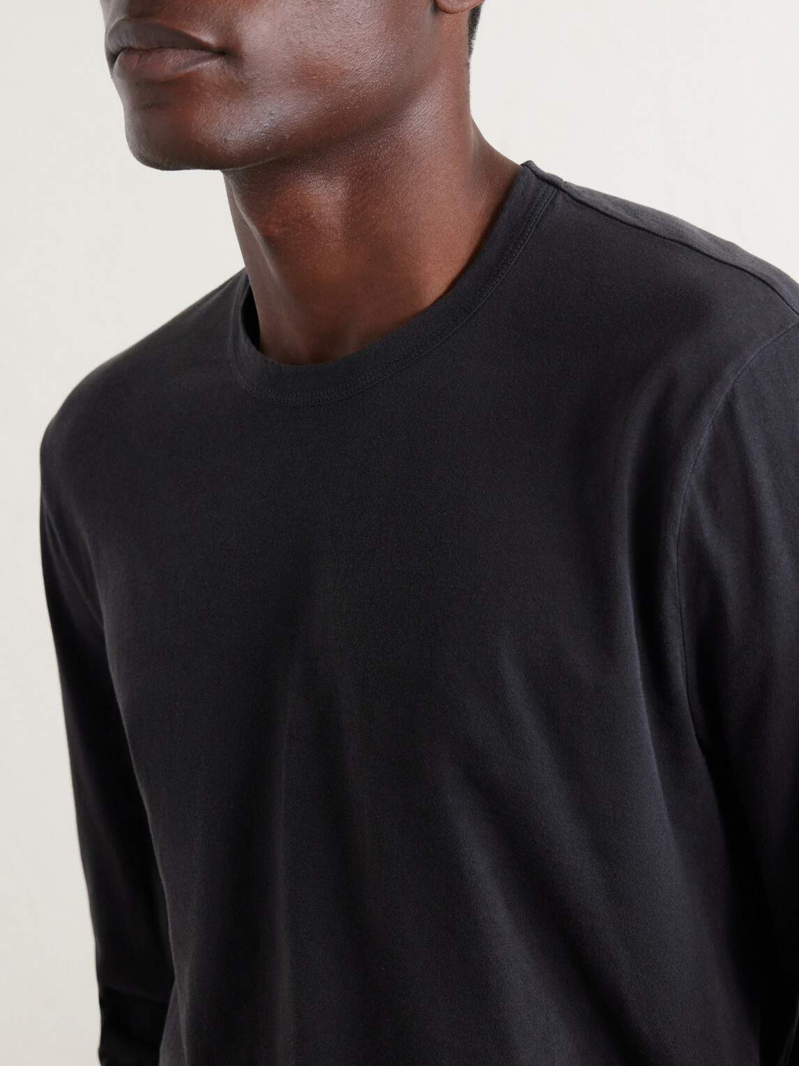 James Perse - Cotton-Jersey T-Shirt - Black