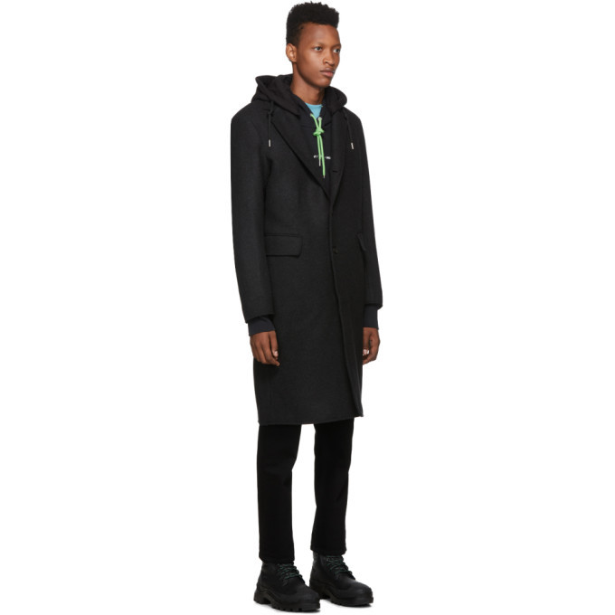 Diesel Grey Wool W-Dexty Jacket Diesel