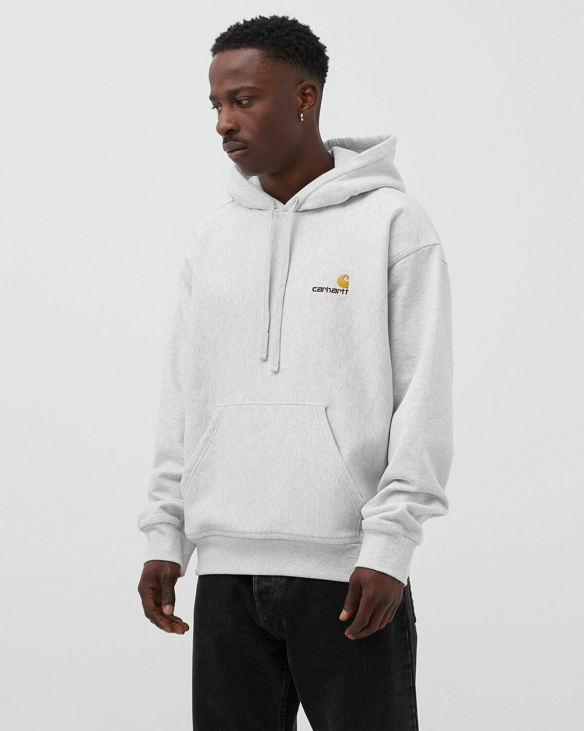 Men's Onyx Script Hoodie With Logo Embroidery by Carhartt Wip