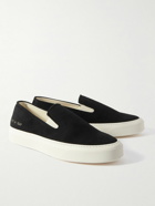 Common Projects - Suede Slip-On Sneakers - Black