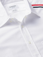 Thom Browne - Slim-Fit Grosgrain-Trimmed Cotton Oxford Shirt - White