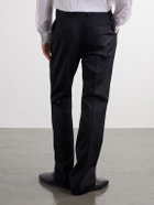 TOTEME - Flared Wool Trousers - Black