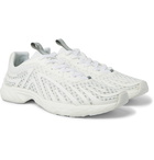 Acne Studios - Buzz Faux Suede and Rubber-Trimmed Mesh Sneakers - White