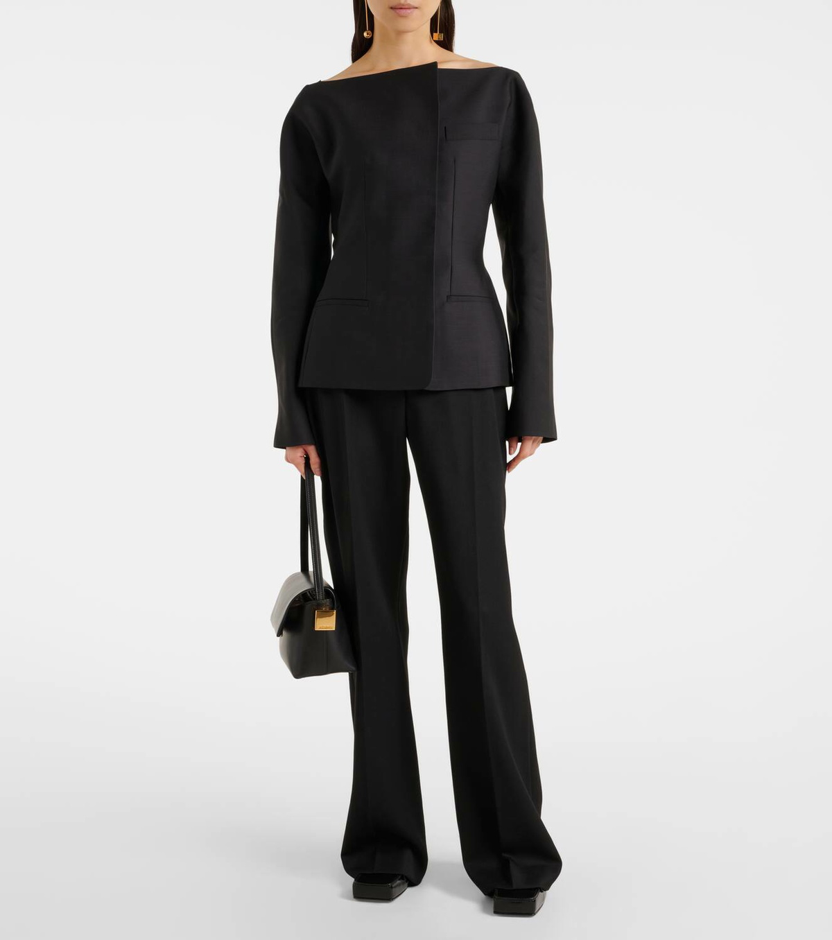 Jacquemus La Veste Spalla wool and silk jacket