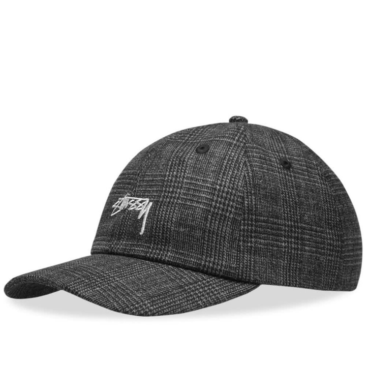 Photo: Stussy Glen Plaid Low Pro Cap Black