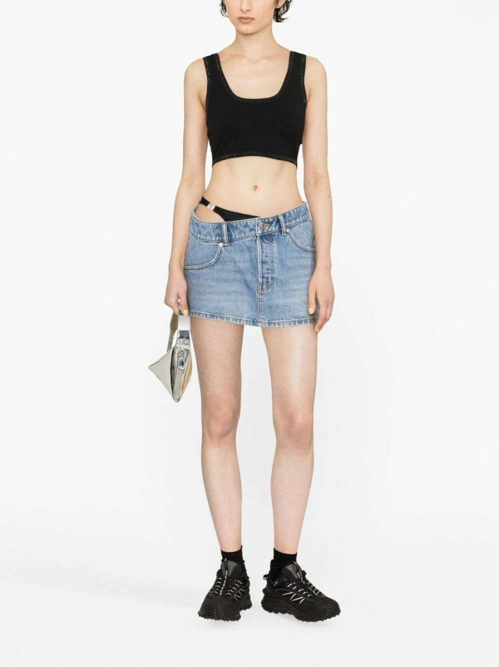 Alexander Wang Beige Cotton Mini Skirt