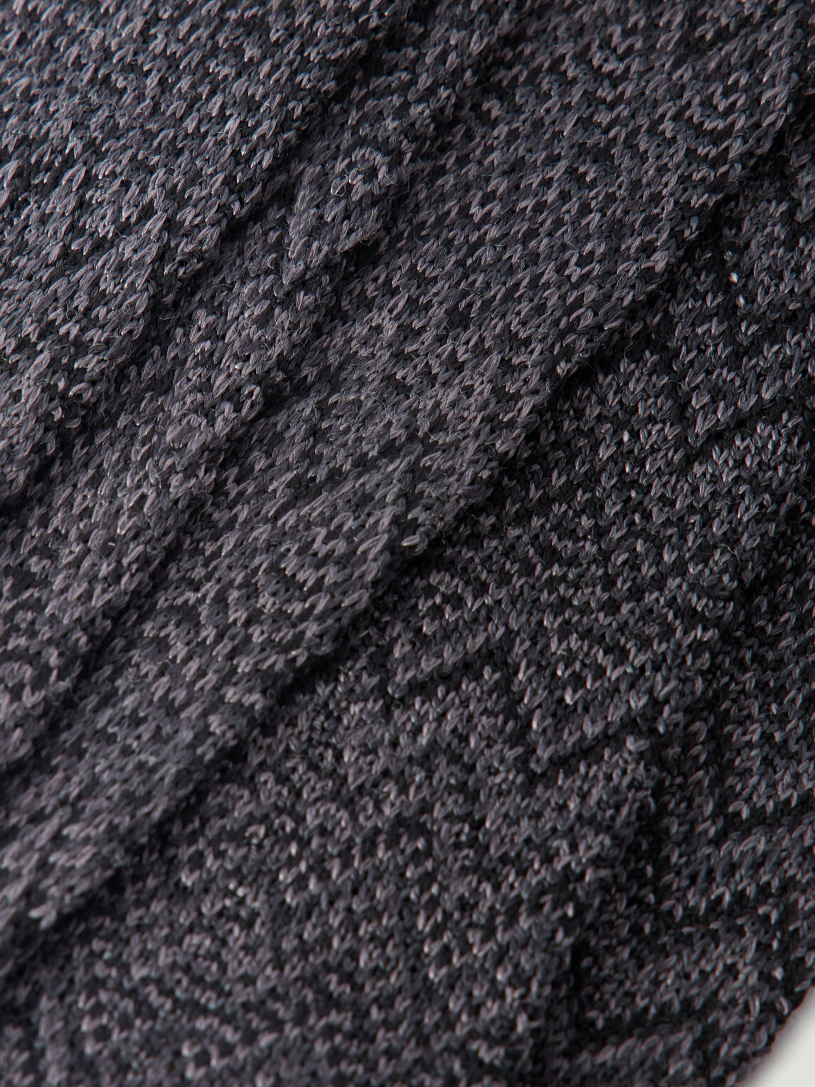 Missoni - Striped Crochet-Knit Wool And Silk-Blend Tie - Black