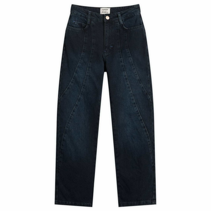 Photo: Damson Madder Women's Juli Wavy Seams Jeans in Blue