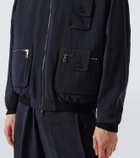 Giorgio Armani Twill bomber jacket