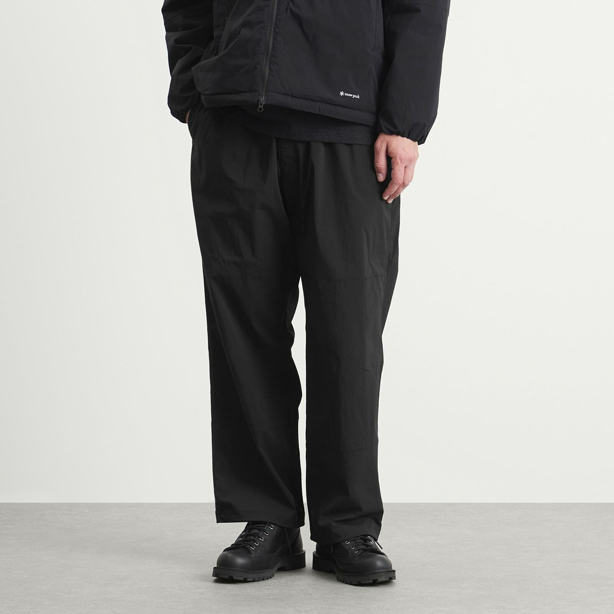 Snow Peak Men's Easy Wide Trousers in Black