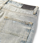 AMIRI - Painted Distressed Denim Jeans - Blue