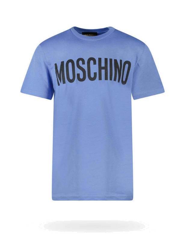 Photo: Moschino T Shirt Blue   Mens