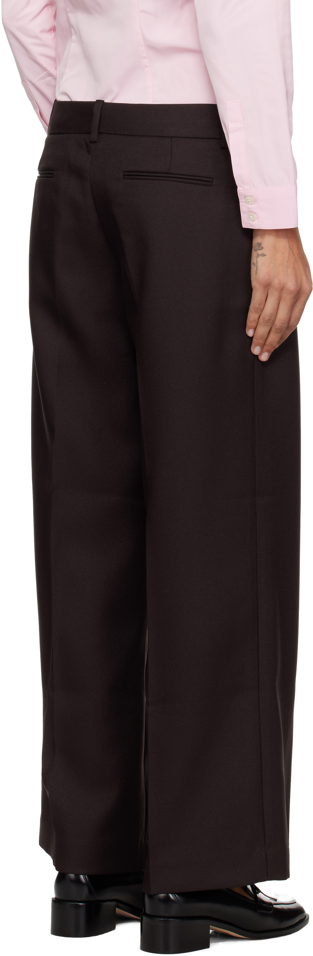 Sandy Liang Brown Grandpa Trousers