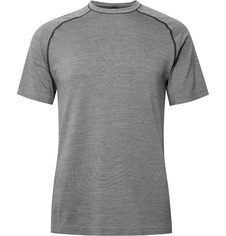 Photo: Lululemon - Metal Vent Tech SS Stretch-Jersey T-Shirt - Gray