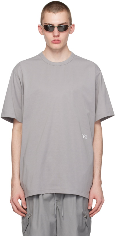Photo: Y-3 Gray Premium T-Shirt