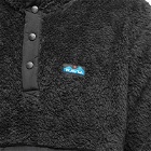 KAVU Men's Balsa Pullover Pile Fleece in Black