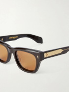 Jacques Marie Mage - Dealan 53 Square-Frame Acetate Sunglasses - Brown