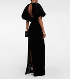 Rasario Cutout velvet maxi dress