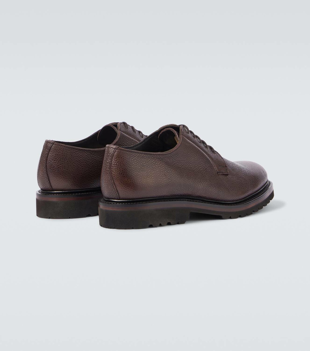 George Cleverley Archie leather Derby shoes