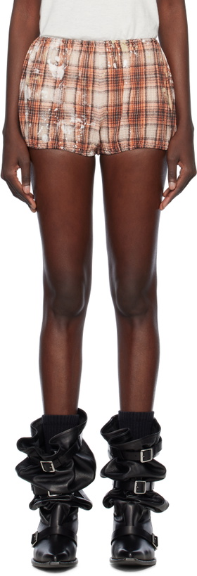 Photo: R13 Orange Bloomer Shorts