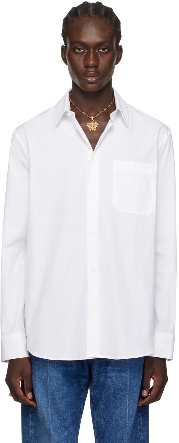 Versace White Barocco Shirt Versace