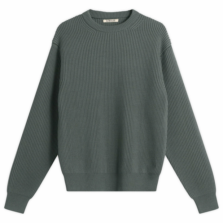 Photo: Auralee Women's Soft Rib Knit Pullover in Grey