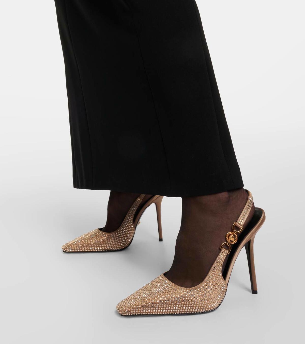 Versace Medusa '95 crystal-embellished pumps Versace