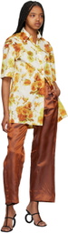 Bianca Saunders Orange Drawstring Lounge Pants