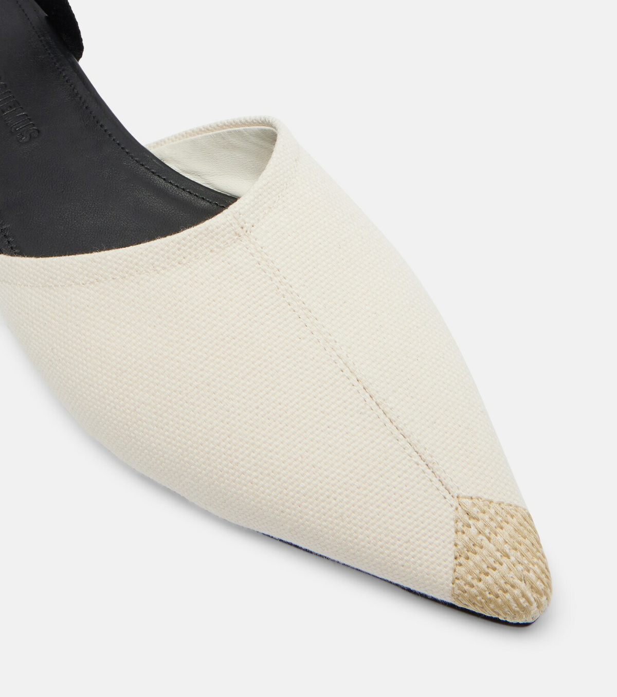 Jacquemus Embroidered canvas flats