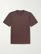 Slowear - Cotton and silk-blend jersey T-shirt - Brown