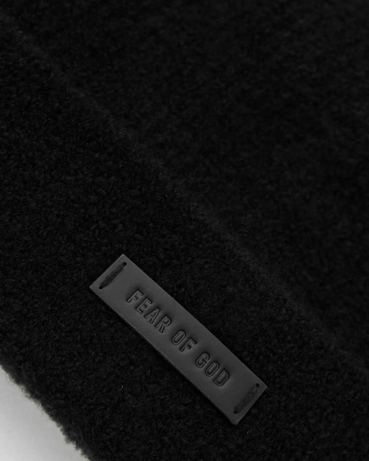 Fear of God BOUCLE KNIT BEANIE Black Mens Beany
