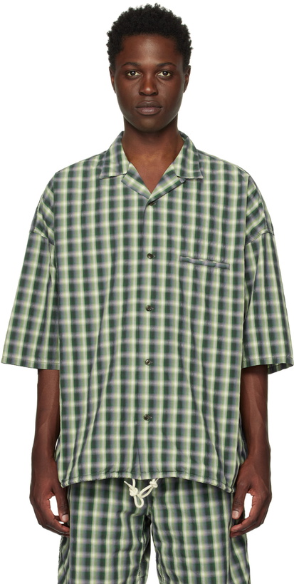 Photo: Nanamica Green Check Shirt