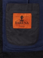 BARENA - Unstructured Cotton and Linen-Blend Jersey Blazer - Blue