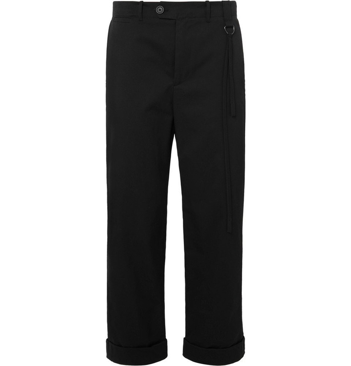 Photo: Craig Green - Wide-Leg Cotton-Twill Trousers - Men - Black