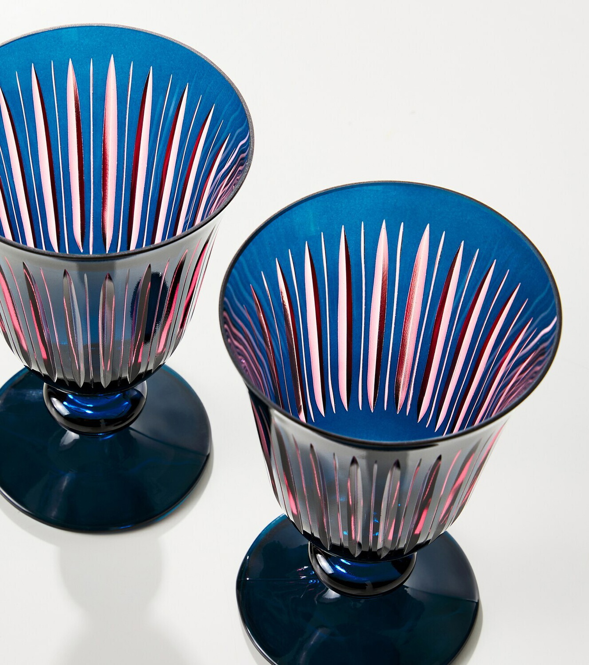 L'Objet Prism set of 4 wine glasses