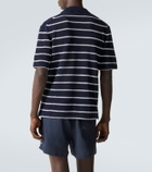 Ralph Lauren Purple Label Striped cotton polo shirt