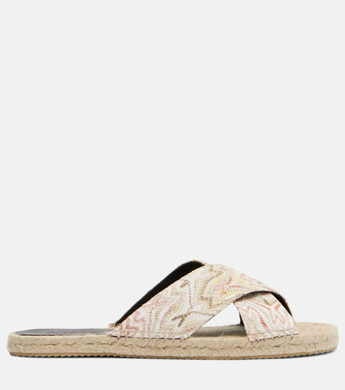 Missoni Harlow lamé espadrille sandals