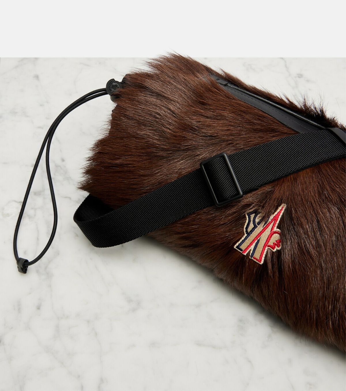 Moncler Shearling clutch