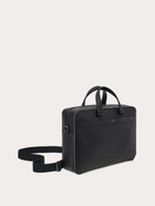 Ferragamo Mens Ferragamo Monogram briefcase in Black