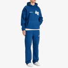 ANNIE HOOD Men's Straight College Joggers in Navy