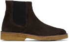 A.P.C. Brown Theodore Chelsea Boots