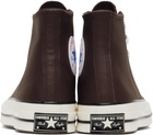 Converse Brown Chuck 70 Heritage Leather High Top Sneakers