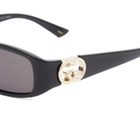 Gucci Women's Hailey Sunglasses in Black/Grey 