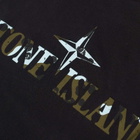 Stone Island Junior Men's Underwater Camo Print T Shirt in Black